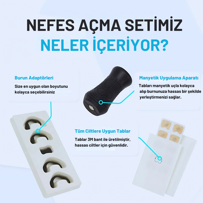 Nasal.fit®  Manyetik Nasal Nefes Açma Seti